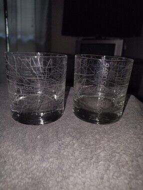 Whiskey Glasses With Etched Glasses Houston Tx Of City Street Coordinates Etc.